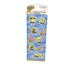 Vintage Nickelodeon SpongeBob Squarepants Stickers 3 Sheets Sealed